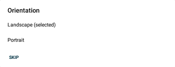 List of orientations